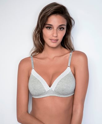 חזיית כותנה מרופדת בלי ברזל Monica Style 23