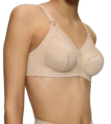 Doreen Cotton חזייה עם כותנה בלי חישוק חזקה ותומכת, כתפיות רחבות מגיעה גם בהיקפים גדולים