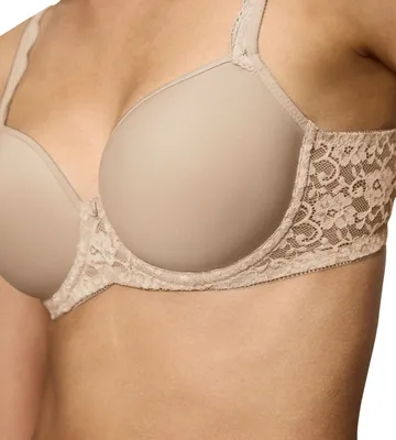 Amourette Charm WP חזיית ספייסר עם חישוק חלקה בקאפ, עם עיצוב עשיר בכתפיות.